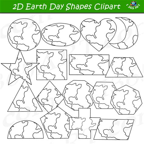 earth shapes clipart graphics  clipart  school