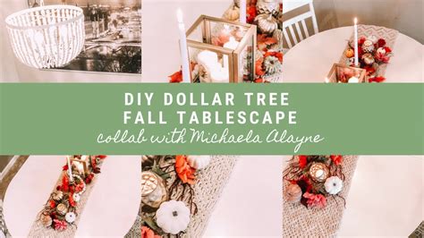 diy fall dollar tree dining room decor collab