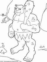 Ogre Troll Gigante Orco Naturel Habitas Ogro Trolls Colorier Orchi Mostri Monstern Mythologie Ogros Genügt Ordnung Webbrowser Benutzen Permalink Coloringpages101 sketch template