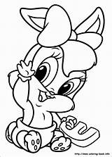 Coloring Pages Sarah Duck Looney Baby Tunes Printable Getcolorings Color sketch template