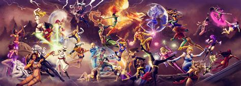 Disney Vs Marvel Princess Battle Royale By Steevinlove