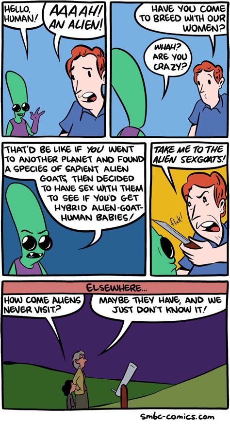 Saturday Morning Breakfast Cereal Where Are The Aliens