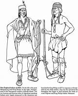 Tribes Coloring Dover Native Blackfoot Indians sketch template
