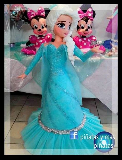 Disney Frozen Elsa Pinata Cataleya 3rd Bday Party Frozen Pinterest