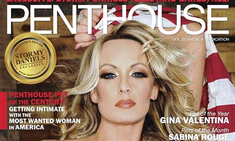 stormy daniels s penthouse cover revealed daily mail online