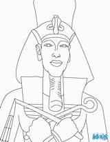 Pharaoh Coloring Moses Library sketch template