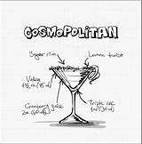 Coloring Book Adult Cocktail Booze Designlooter Recipes Pages 51kb 680px sketch template