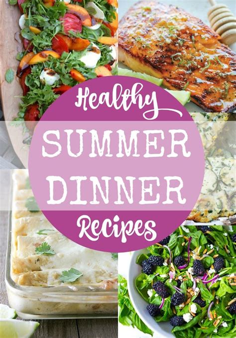 healthy summer dinner recipes rainbow delicious