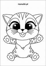 Kolorowanki Kotki Dzieci Koty Drukowania Kolorowanka Druku Wydrukowania Pokolorowania sketch template