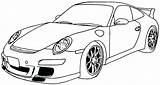 Porsche Coloring Kleurplaat Bugatti Chiron Pages 911 Auto Drawing Logo Spyder Car Printable Kids Color Pdf Print Popular sketch template