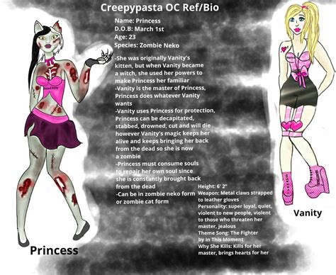 Creepypasta Oc Ref Bio Princess By Prettynpinkgirl On Deviantart