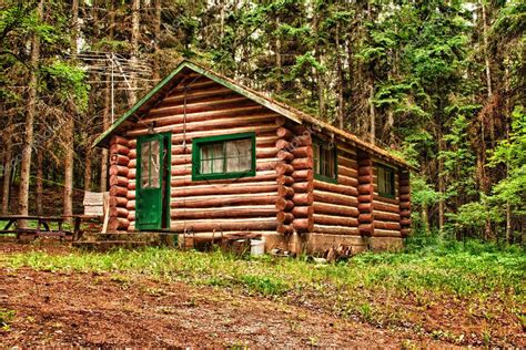 rustic  log cabin stock photo  sprokop