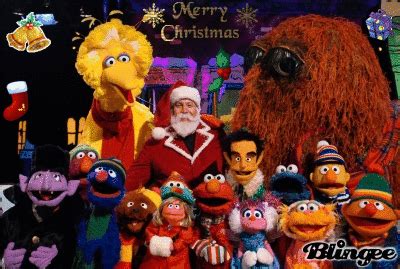 sesame street  merry christmas picture  blingeecom