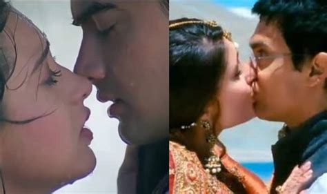 Aamir Khan Is The Kissing King Of Bollywood Top 7 Hot Lip Lock Scenes