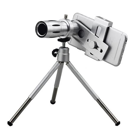 hd  optical zoom telephoto lens telescope  clip tripod holder bluetooth remote control