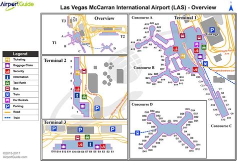 las vegas mc carran international las airport terminal map