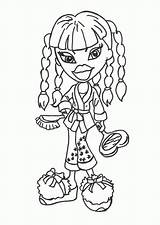 Bratz Coloring Pages Characters Filminspector Main sketch template