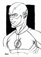 Flash Coloring Drawing Pages Cw Printable Drawings Colouring Superhero Marvel Cartoon Para Desenho Justice League Colorir Super Dc Gustin Grant sketch template