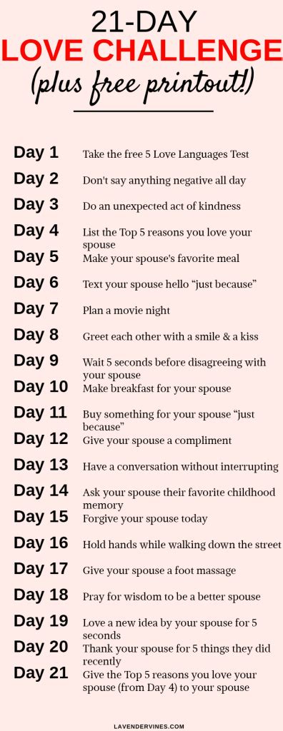 21 Day Love Challenge Inspired Journey Towards Greater Heights
