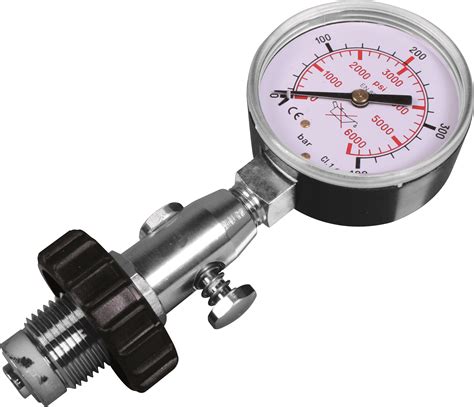 cylinder pressure testing gaugedin    bar filling adapter accessories cylinder