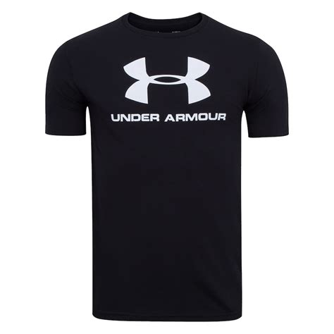 camiseta  armour treino sportstyle logo masculino preto