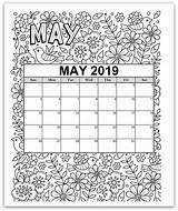 Coloring Printable Kids Pages Calendar May Sheets Monthly Kindergarten Calendars Choose Board sketch template