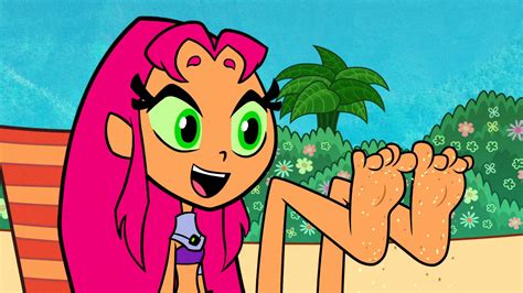 anime feet teen titans go starfire