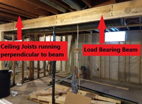 replacing  load bearing wall  steel beam   picture  beam