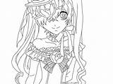 Butler Coloring Pages Ciel Phantomhive Colouring Anime Lime Color Getdrawings Getcolorings sketch template