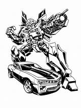 Transformer Rocks Bumblebee Sheets sketch template