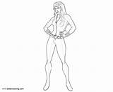 Widow Marvel sketch template