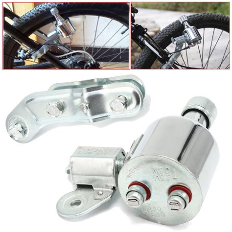 bicycle light generator   dynamo motorized friction head rear light kit pc buy
