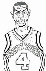 Players Nba Coloring Pages Basketball Fresh Getcolorings sketch template