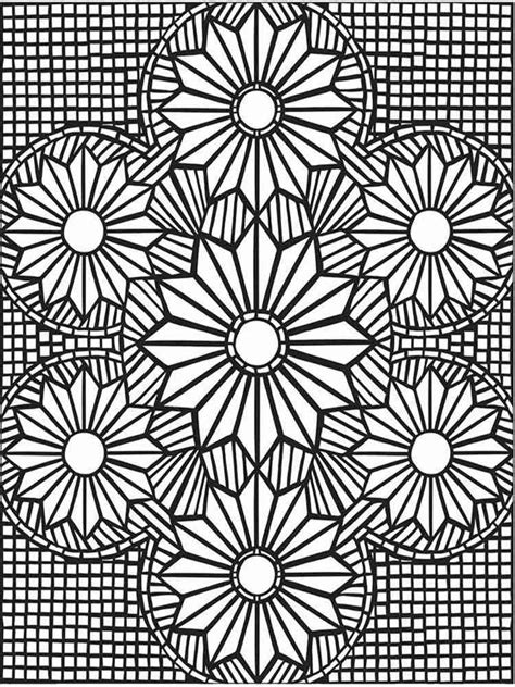 mosaic coloring pages  adults