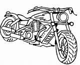 Coloring Pages Harley Davidson Motorcycle Print Printable Coloringkids Innen Mentve Chopper sketch template
