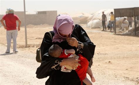 jordan syrian refugees are fleeing camps in the thousands