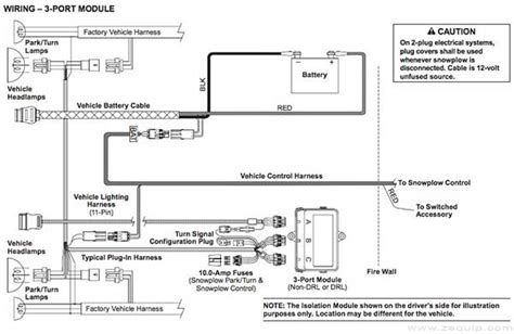 western plow controller  pin wiring diagram plow pro ultramount electrical components side