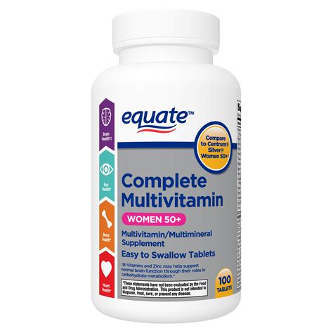 equate complete multivitamin tablets women   count walmartcom