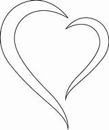Heart Coloring Pages Stylized Printable Hearts Print Color Sheet Categories Onlinecoloringpages sketch template