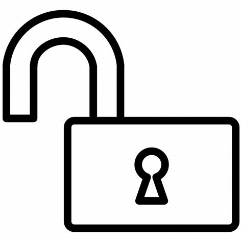 Secure Unlocked Freedom Padlock Unlock Hack Security Icon