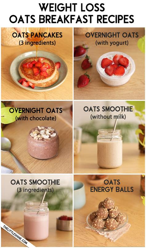 weight loss breakfast recipes  oats   shine