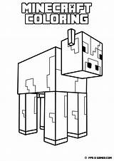 Coloring Minecraft Printable Pages Popular sketch template