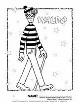Waldo Coloring Where Wheres Printable Sheet Sheets Activity Characters Pages Book Kit Wally Fact Activities Template  Literature Students Character sketch template