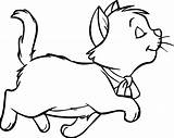 Aristocats Coloring Getcolorings sketch template