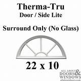 Glass Half Lite Therma Tru Wagon Round Door Wheel Surround Muntins sketch template