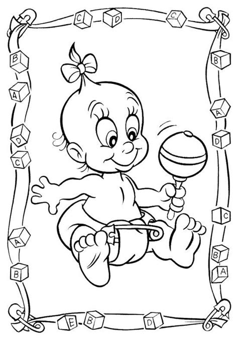 baby coloring pages coloringpagesabccom httpdesignkidsinfo