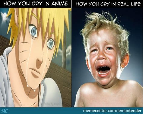 Anime Vs Real Life By Lemontender Meme Center
