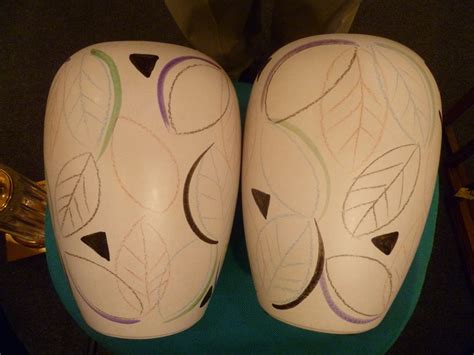 pair modern german pottery vases scheurich for sale at 1stdibs