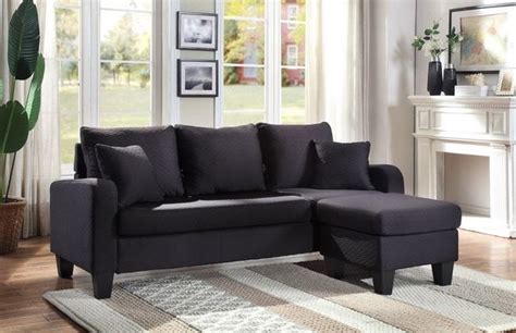 black mini sectional discount furniture atlanta sectionals