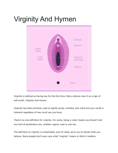signs of virginity